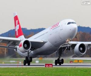 yapboz Swiss International Air Lines, İsviçre'nin asıl havayolu olduğunu
